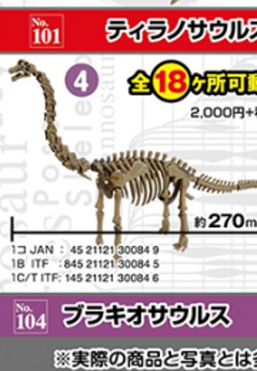 俯式骨架 恐龙系列104 腕龙 | Hpoi手办维基