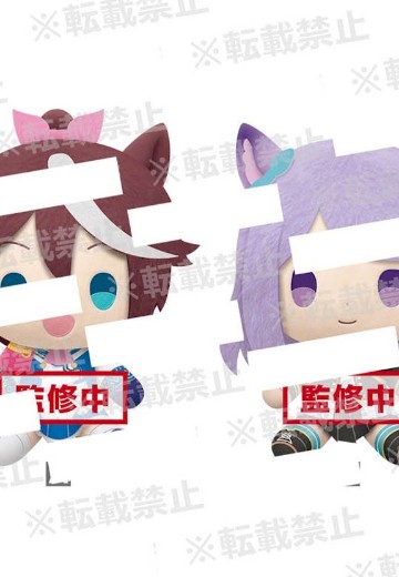 赛马娘 超大Q版毛绒玩偶 东海帝皇 与 目白麦昆 | Hpoi手办维基