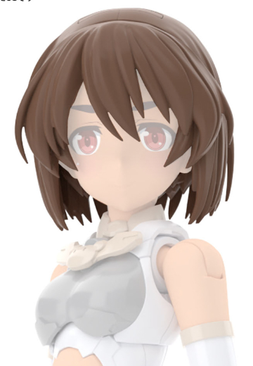 30MS 自定义发型配件6 全4种  中短发2[棕色1]