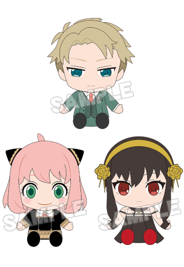 粘土人PLUS 毛绒玩偶 间谍过家家 劳埃德·福杰 / 阿尼亚·福杰 / 约尔·福杰