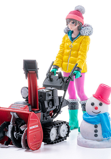 PLAMAX MF-62 minimum factory 小实 与 本田小型除雪机 HS1170n(JX) | Hpoi手办维基