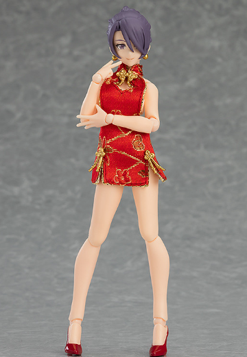 figma#569 女性素体 (末花)  与 短旗袍裝 | Hpoi手办维基