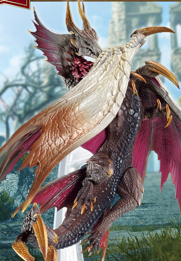 一番赏 怪物猎人崛起：曙光 ~前往狩猎新天地~ A奖 爵银龙 普通配色 | Hpoi手办维基