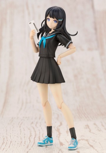 创彩少女庭园 结城圆【桃樱高中·夏装】Black Canvas