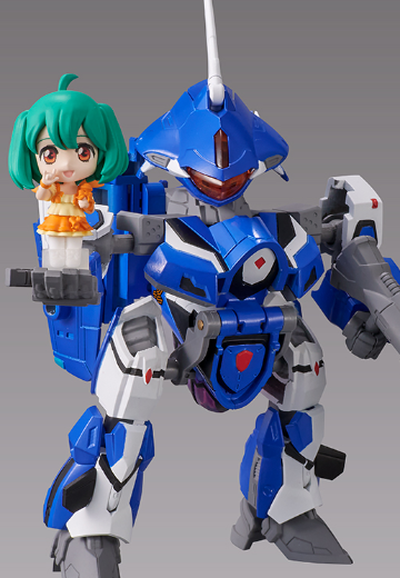 TINY SESSION 超时空要塞F VF-25F 弥赛亚女武神(米歇尔专用) 与兰花 | Hpoi手办维基