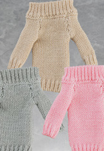 figma Styles 露肩毛衣连衣裙（米白色/灰色/粉米色） | Hpoi手办维基