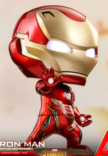 COSBABY迷你珍藏人偶 复仇者联盟3：无限战争 钢铁侠 (眼部发光版) | Hpoi手办维基