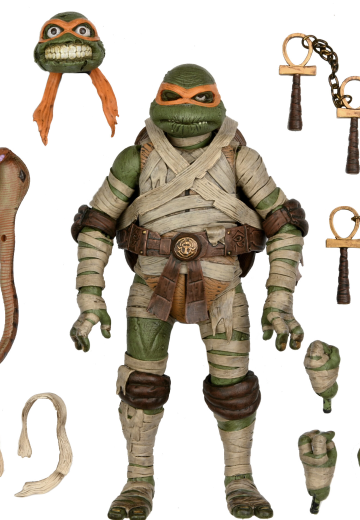 环球怪兽 x 忍者神龟 米开朗基罗（木乃伊） | Hpoi手办维基