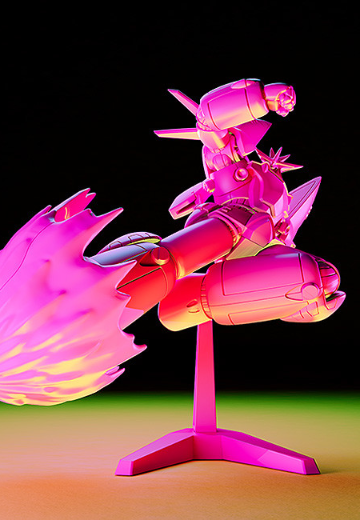 PLAMAX MF-64 minimum factory 飞跃巅峰 钢巴斯塔 超级闪电踢 / RX-7 闪电踢 巴斯塔 特效配色 | Hpoi手办维基