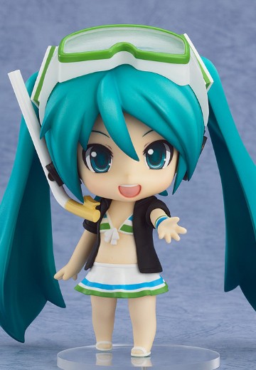 粘土人 #339b 初音未来 泳装Ver. 全家便利店 颜色