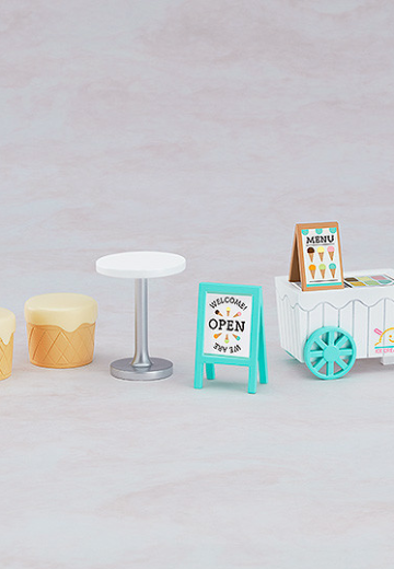 粘土人配件系列 配件收藏 冰淇淋店