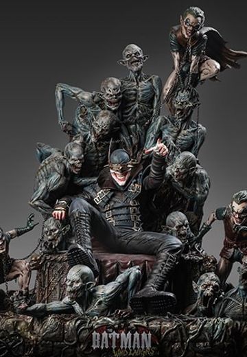 DC系列  DC漫画 狂笑蝙蝠侠王座 全身像 | Hpoi手办维基