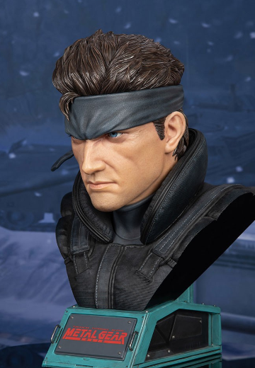 潜龙谍影 索利德·斯内克 等比例胸像 | Hpoi手办维基