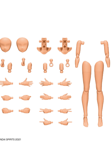 30MS  可选身体配件 手部配件 与 腿部配件[配色C] | Hpoi手办维基