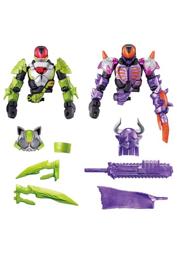 RCF 假面骑士极狐系列 假面骑士太狸+假面骑士霸牛 忍者形态+僵尸形态