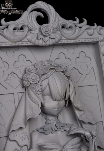 Re：从零开始的异世界生活 拉姆 婚纱Ver. 立体相框