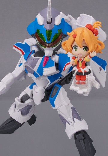 TINY SESSION 超时空要塞DELTA VF-31J 齐格飞（疾风机）+芙蕾雅 | Hpoi手办维基