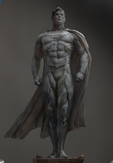 DC系列 DC漫画 博物馆 超人 全身像 | Hpoi手办维基