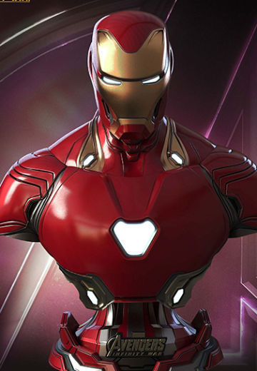 漫威系列 复仇者联盟3：无限战争 钢铁侠 五十号装甲 胸像 | Hpoi手办维基