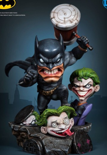 DC系列 卡通蝙蝠侠 雕像 | Hpoi手办维基