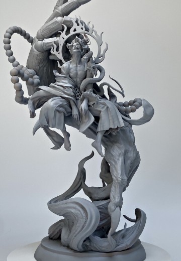 CHE手办原型大赛参赛品 阴阳师 鬼王酒吞童子 涅槃独尊