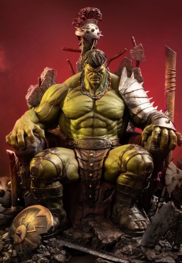 漫威系列 漫威 绿殇 - 浩克王座 全身像 | Hpoi手办维基