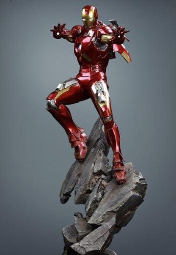 漫威系列 复仇者联盟 钢铁侠 7号装甲 全身像 | Hpoi手办维基