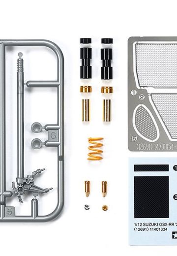 细节部件（摩托车型号用） No.91 1/12 铃木 GSX-RR '20 前叉套件 | Hpoi手办维基