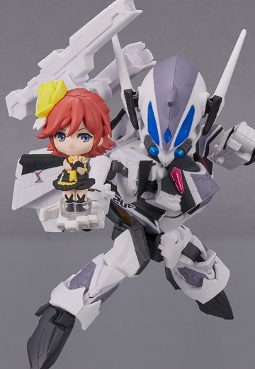 TINY SESSION 超时空要塞DELTA  VF-31F 齐格飞（梅瑟机）+要·巴卡妮雅