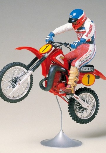 1/12 摩托车系列No.18 本田 CR450R 越野摩托车 （附带跳跃场景的骑手） | Hpoi手办维基