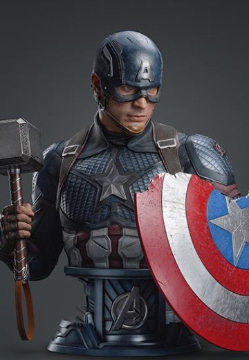 漫威系列 复仇者联盟4：终局之战 美国队长 半身像