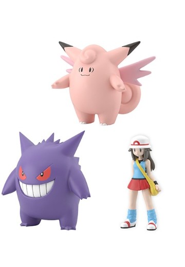 宝可梦比例世界 关都地区 叶子+皮可西+耿鬼