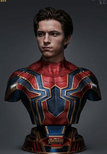 漫威系列 复仇者联盟3：无限战争 钢铁蜘蛛侠 胸像 | Hpoi手办维基