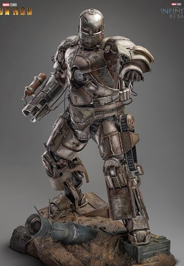 漫威系列 钢铁侠（2008） 钢铁侠 1号装甲 全身像