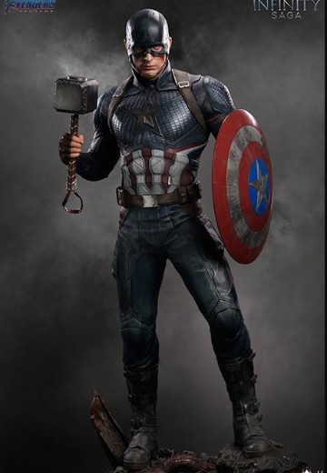 漫威系列 复仇者联盟4：终局之战 美国队长 全身像 | Hpoi手办维基