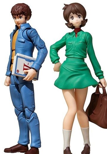 G.M.G. 机动战士高达 地球联邦军07 阿姆罗·雷 与 芙劳·宝 | Hpoi手办维基