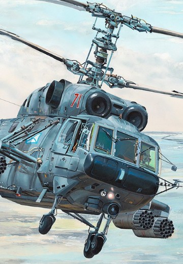 编号：05110 1/35 军用飞机系列 俄罗斯 卡-29 直升机 | Hpoi手办维基