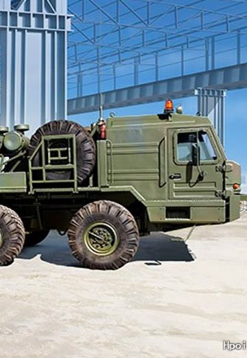 编号：01086  1/35 装甲车辆系列 俄罗斯 BAZ-6403 拖车牵引 ChMZAP-9990-071 半挂车 | Hpoi手办维基