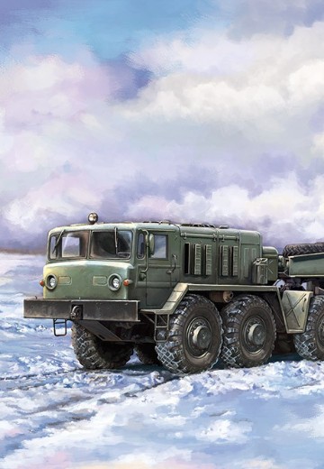 编号：07194 1/72 装甲车辆系列 MAZ-537G 中期型（带MAZ/ChMZAP-5247G型半挂车） | Hpoi手办维基