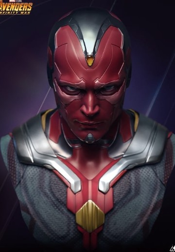 漫威系列 复仇者联盟3：无限战争 幻视 胸像 | Hpoi手办维基