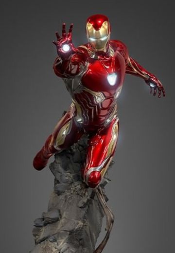 漫威系列 复仇者联盟3：无限战争 钢铁侠 50号装甲 全身像 | Hpoi手办维基
