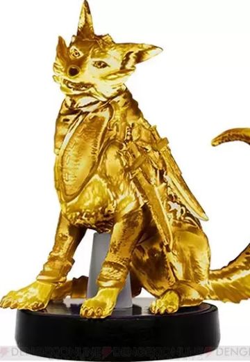 Amiibo 怪物猎人 崛起 随从牙猎犬 金色 | Hpoi手办维基