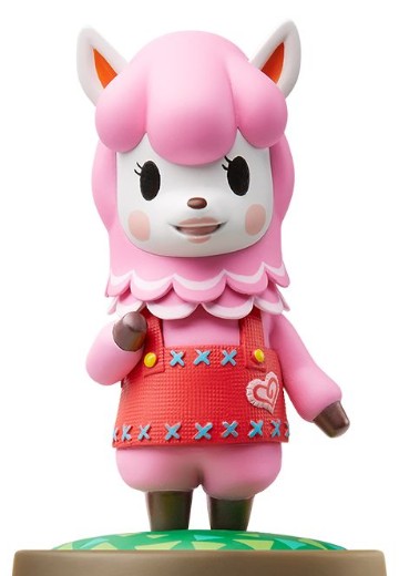 amiibo 动物之森系列 动物之森 粉色羊驼 | Hpoi手办维基