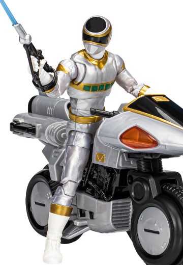 超凡收藏 超凡战队（1998） 银衣战士+摩托 | Hpoi手办维基