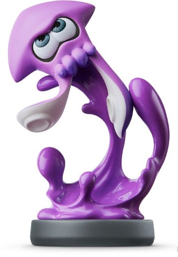 amiibo 斯普拉遁系列 斯普拉遁2 墨灵 Ika 霓虹紫 | Hpoi手办维基