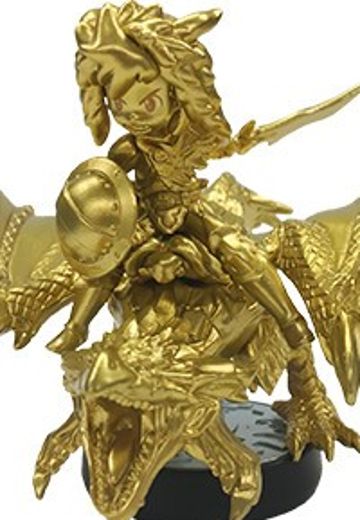 amiibo 怪物猎人物语  天空王者——雄火龙&男孩子 金色