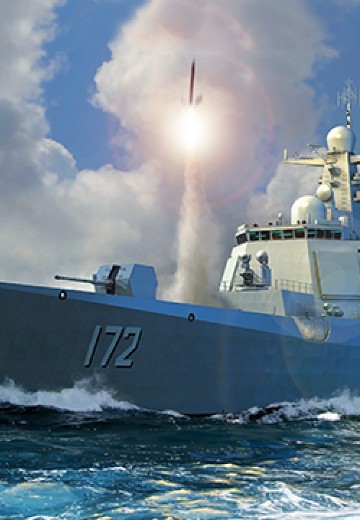 编号：06732 1/700 世界战舰系列 中国海军 052D型导弹驱逐舰 | Hpoi手办维基