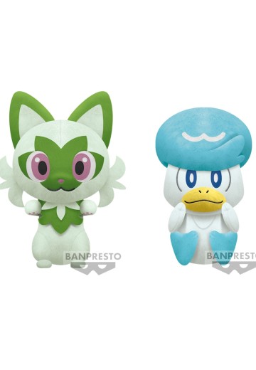 宝可梦毛绒玩偶 休闲时光  新叶喵 润水鸭