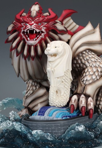 SJ55系列 奥特曼：新加坡的新力量 玛莱伽（鱼尾狮公园） | Hpoi手办维基