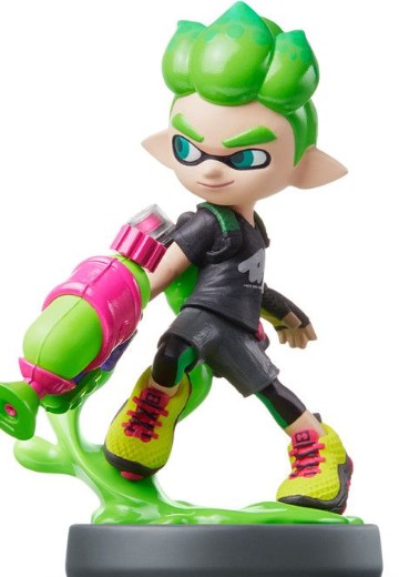 amiibo 斯普拉遁系列 斯普拉遁2 墨灵 男孩 霓虹绿 | Hpoi手办维基